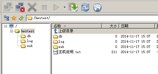 用FlashFXP打開2008下的站點。